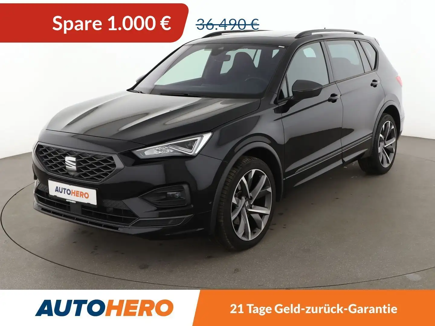 SEAT Tarraco 2.0 TSI FR 4Drive Aut.*360°*PANO*BEATS*AHK*LED*ACC Schwarz - 1