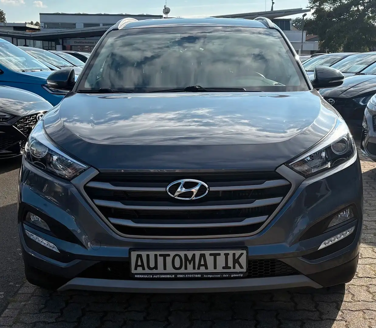 Hyundai TUCSON 1.6T-GDI DCT Navi/Kamera/SHZ Gris - 2