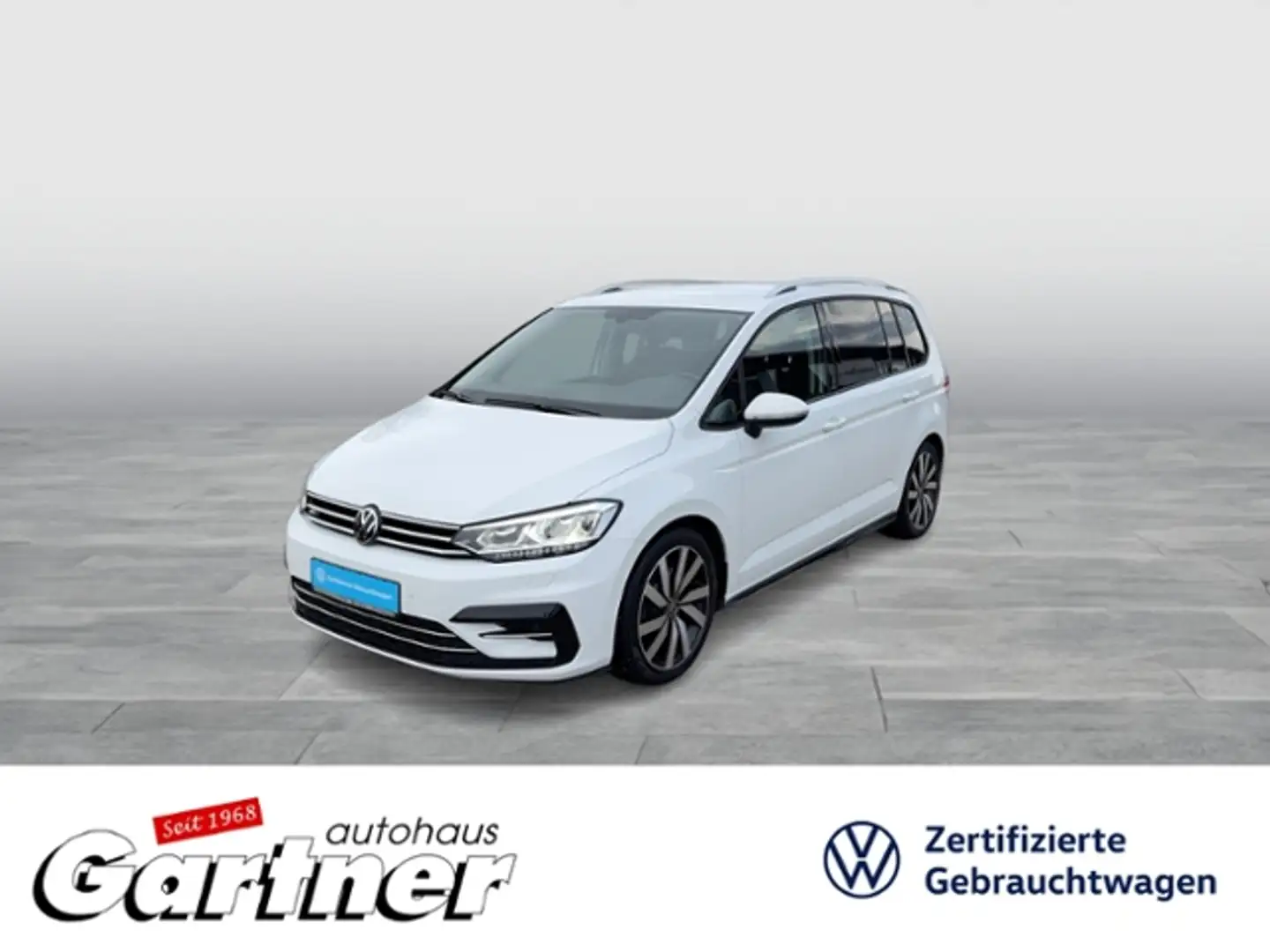 Volkswagen Touran UNITED 1.5 TSI R-LINE NAVI AHK DAB+7 SITZER KLIMA Blanc - 1