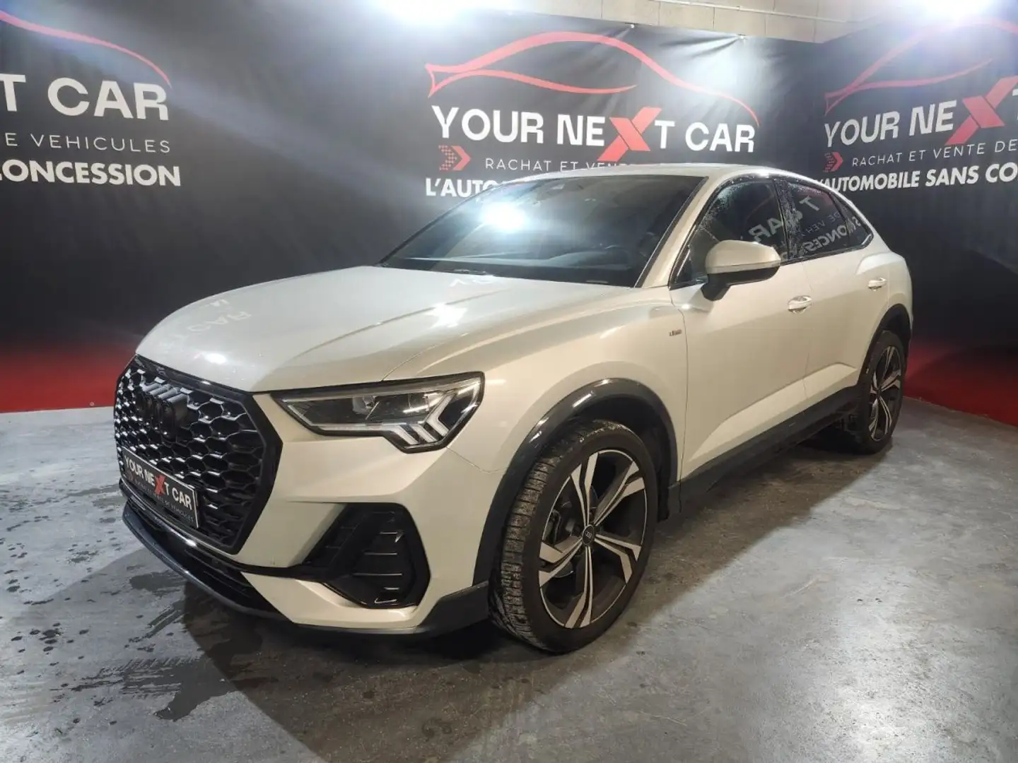 Audi Q3 35 TDI 2.0 150 S-Line S TRONIC Blanc - 1