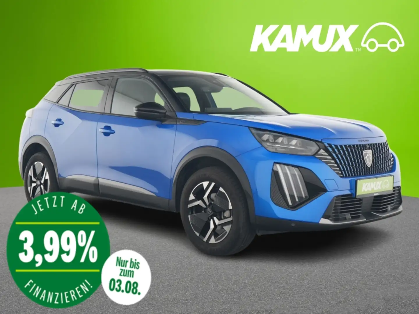 Peugeot 2008 1.2PureTech Aut.GT+LED+NAVI+KAMERA+SHZ Blau - 1