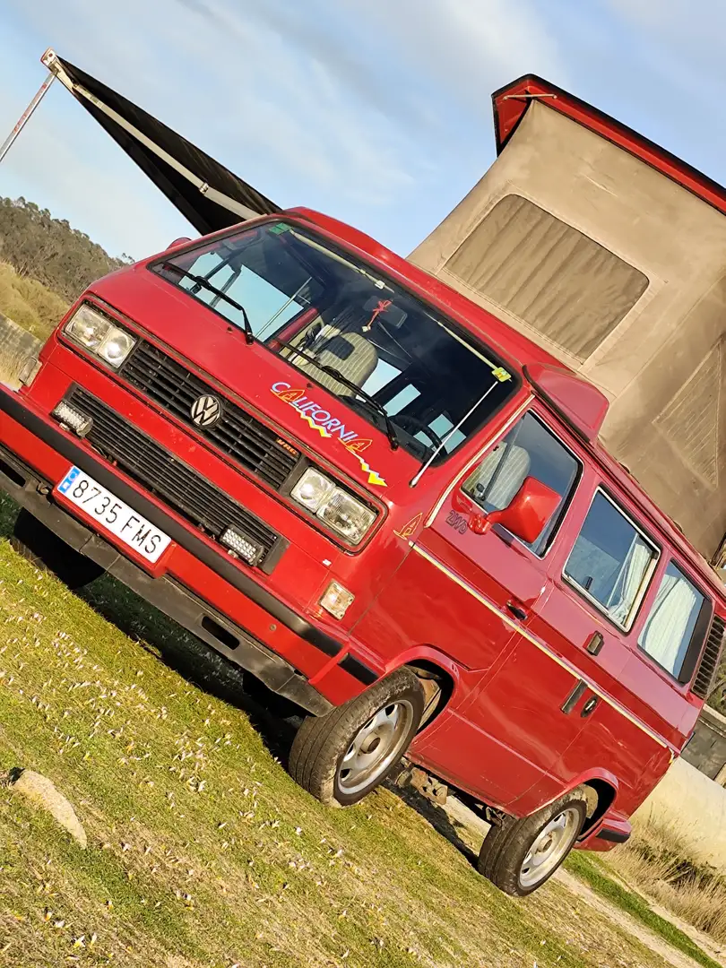 Volkswagen Transporter T3 Rouge - 1