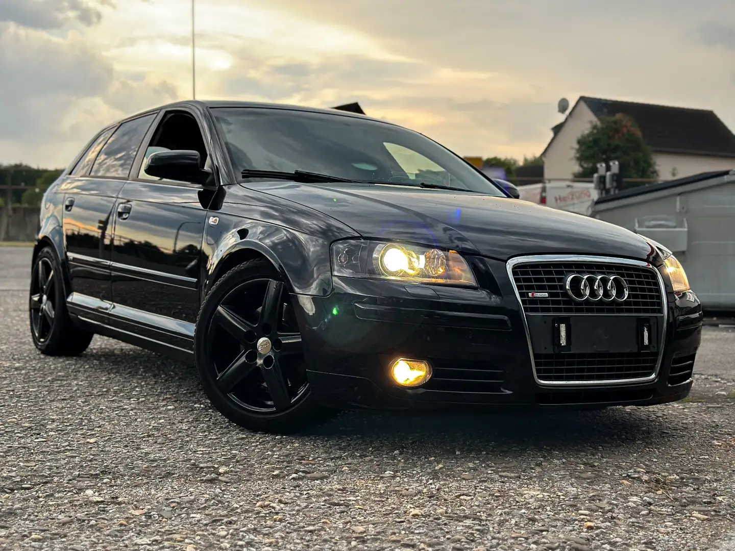 Audi A3 2.0 TFSI Sportback S Line Sportpaket plus VOLL**** Czarny - 2