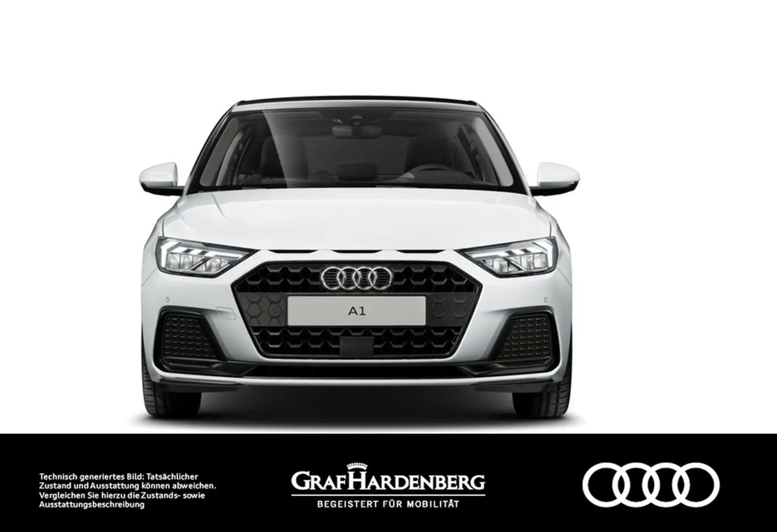 Audi A1 Sportback 30 TFSI . Virt.Cockpit LED Navi ACC Weiß - 2