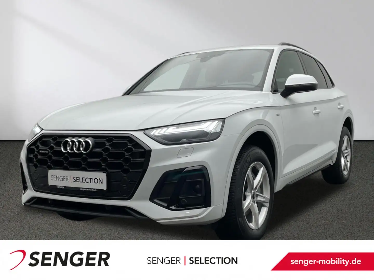 Audi Q5 S line 40 TDI quattro S tronic MMI Matrix AHK Weiß - 1
