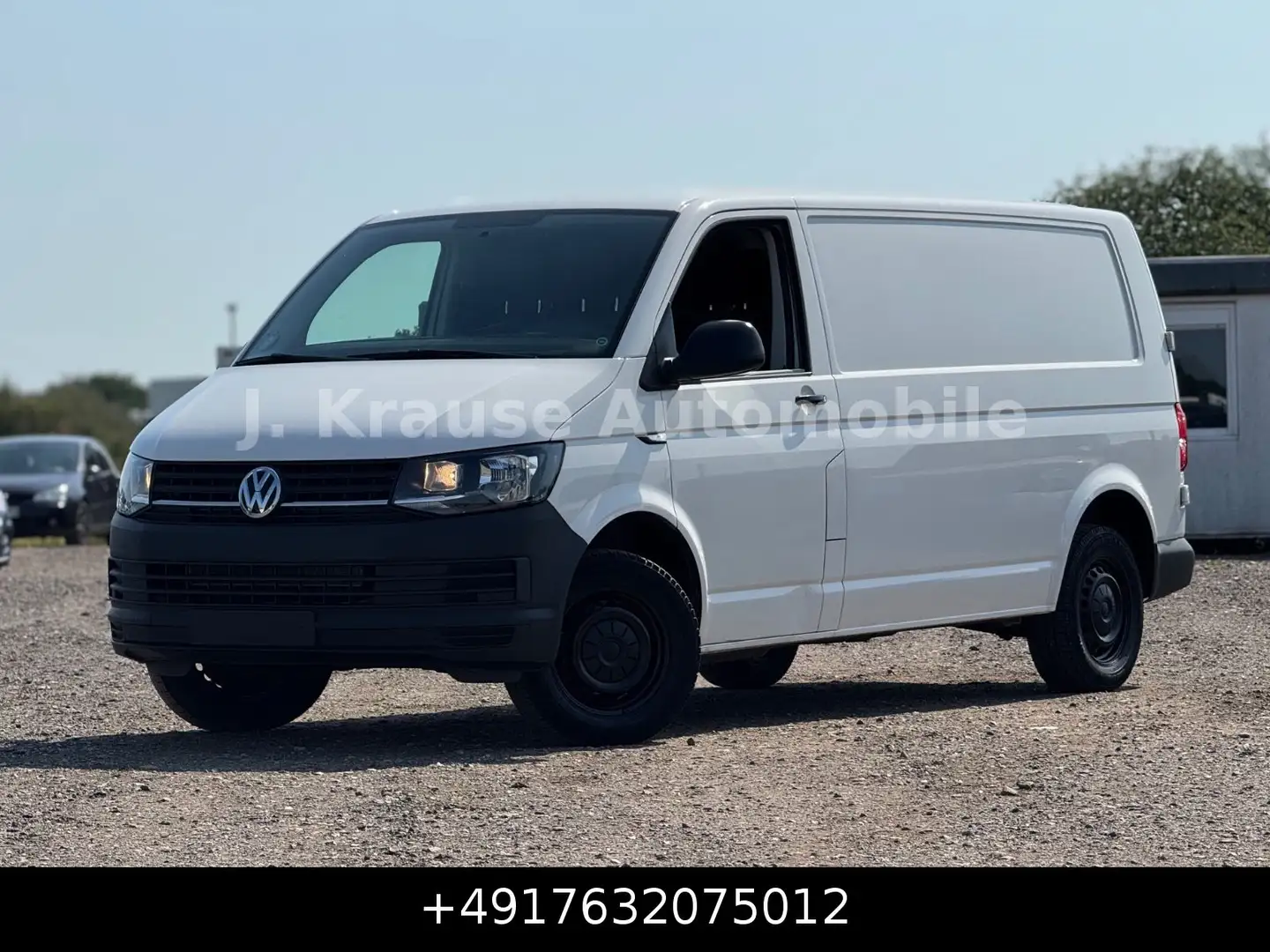 Volkswagen T6 Transporter 2.0 TDI Lang Klima Stdhzg 3-Sitze Blanc - 1