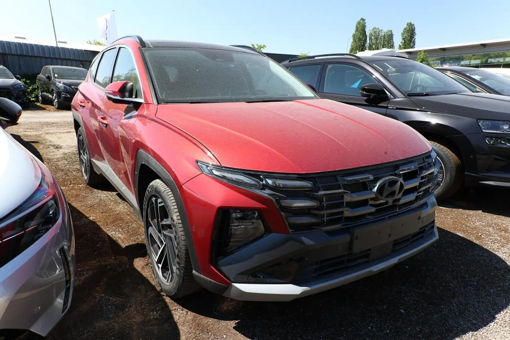 Hyundai TUCSON Prime MHEV DCT Matrix Leder HUD AssistP 118 kW ... Rot - 2