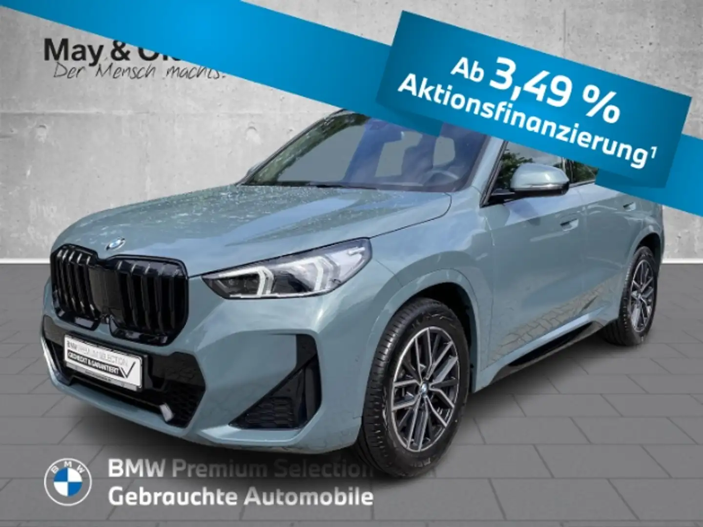 BMW X1 sDrive20i M Sport HUD AHK Navi LED ACC el. Heckkla Grün - 1