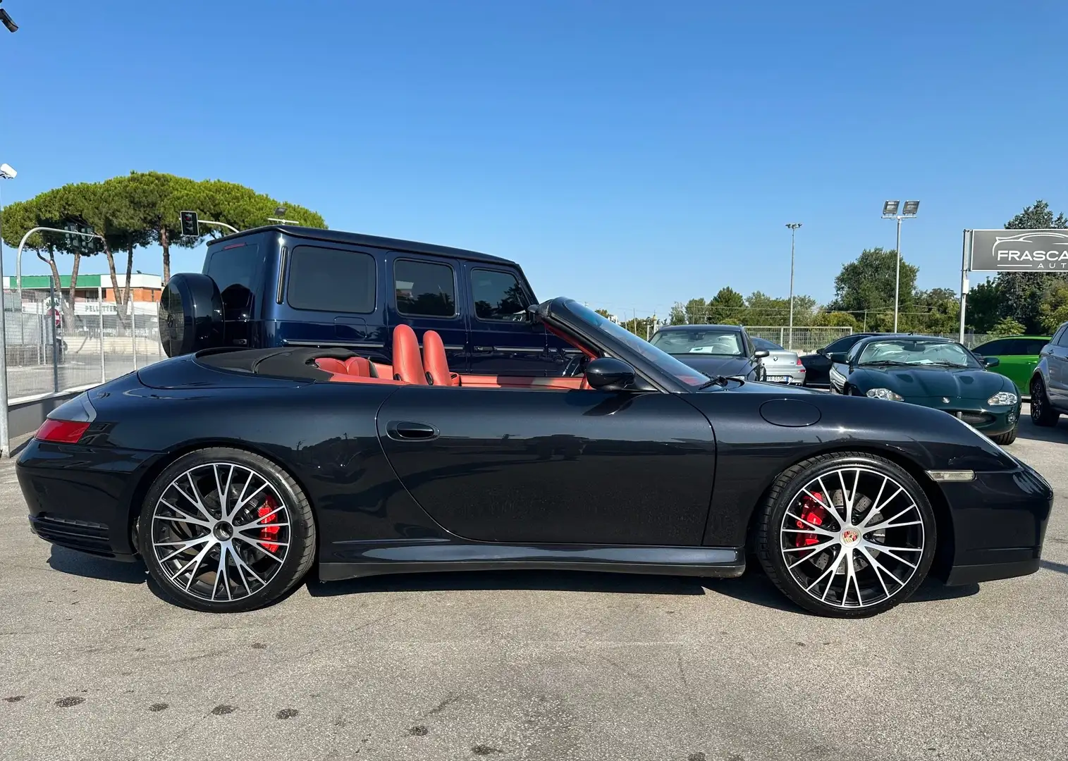 Porsche 996 911 Cabrio 3.6 Carrera 4S/STUPENDA!!PELLE/KM DOC Nero - 2