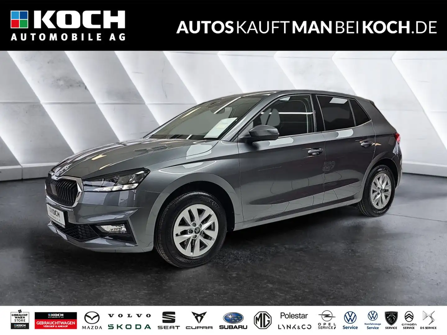 Skoda Fabia 1.0 TSI DSG WINTERPAKET LED APP PDC KLIMA Grau - 1