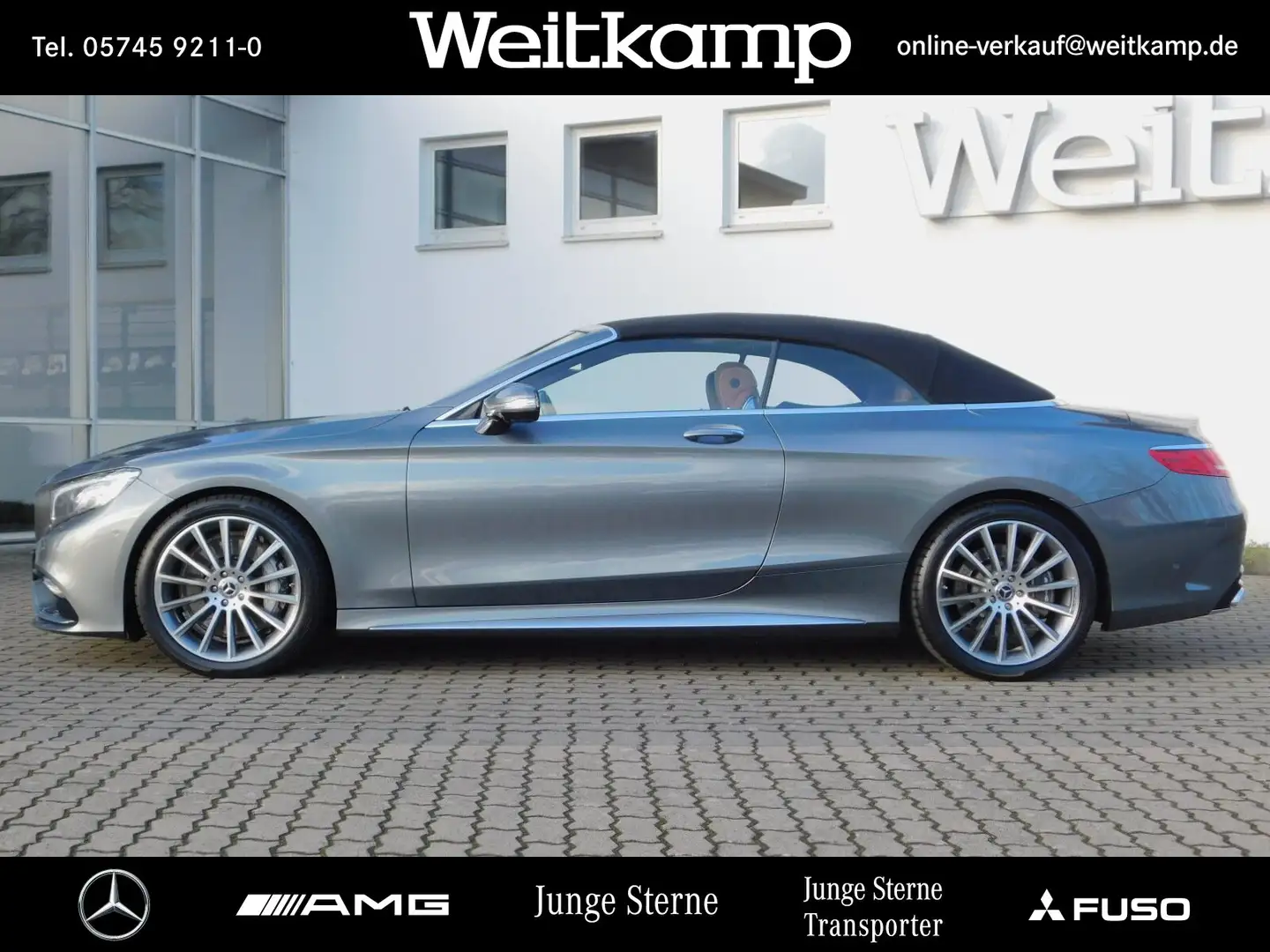 Mercedes-Benz S 63 AMG AMG S 63 4M Cabriolet Exklusiv+Designo+Sitzklima Grau - 2