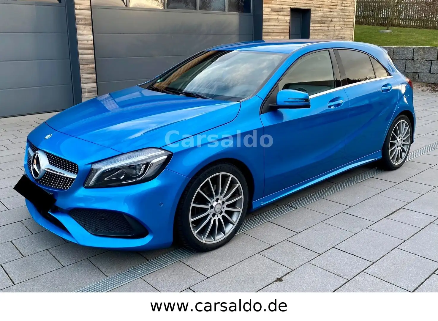 Mercedes-Benz A 200 A200d*4Matic*AMG-Line*Navi*LED*SHZ*Klima*PDC* Blauw - 1