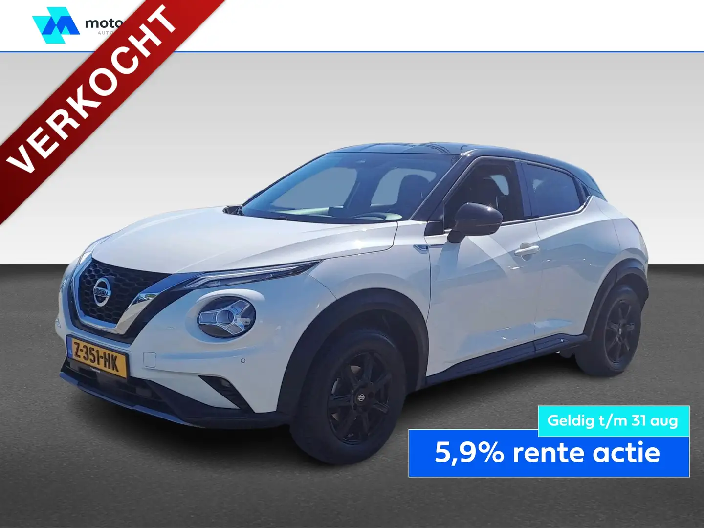 Nissan Juke 1.0 DIG-T 117pk DCT Automaat N-Design Wit - 1