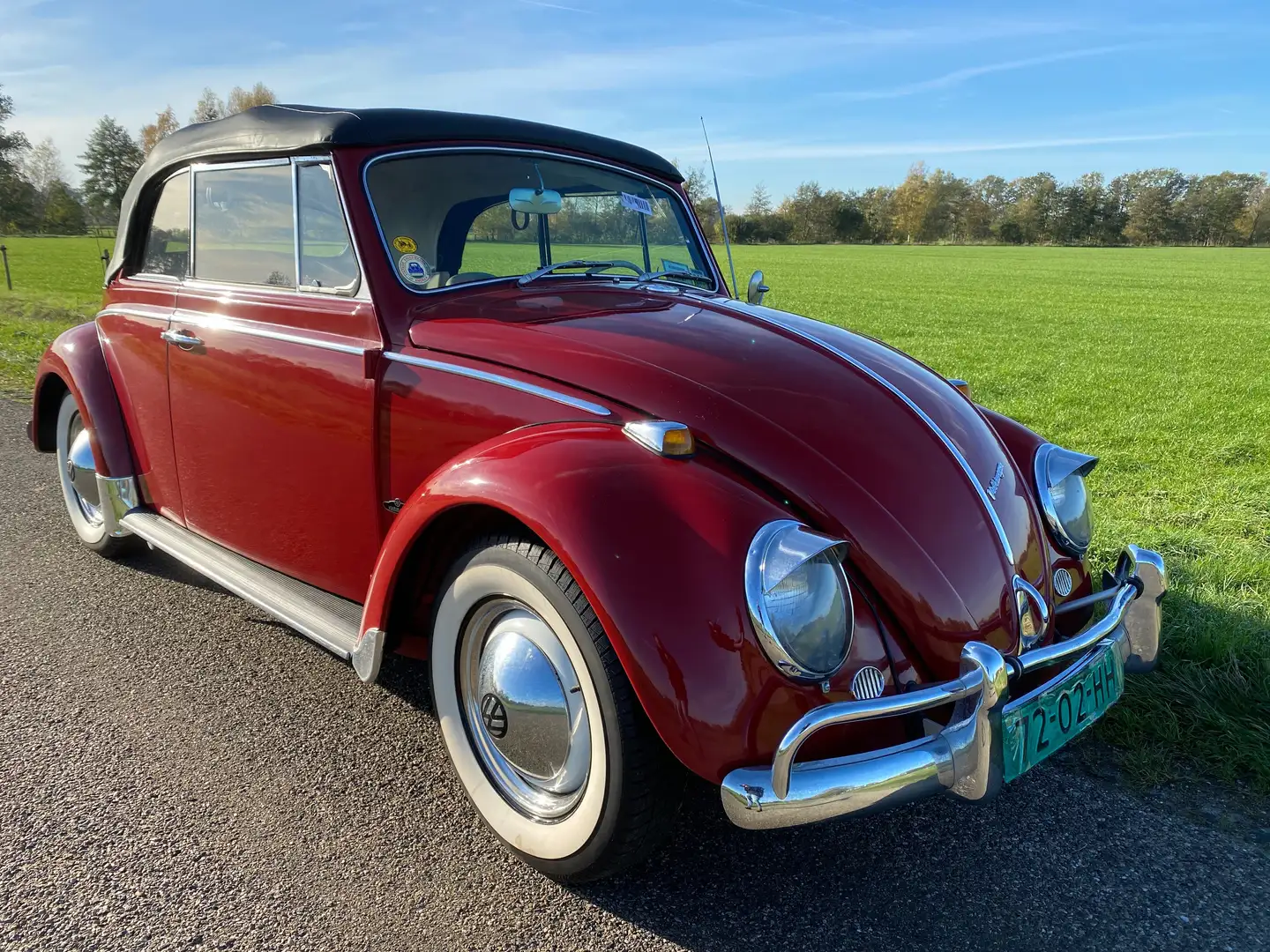 Volkswagen Käfer cabrio body off restauriert Roşu - 1