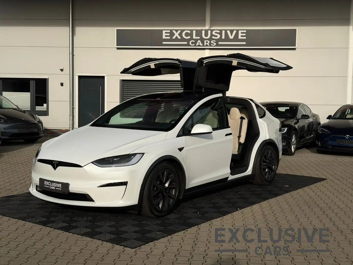 Tesla Model X MODEL X PALLADIUM | 7SEATER | HW4 | Blanc - 1