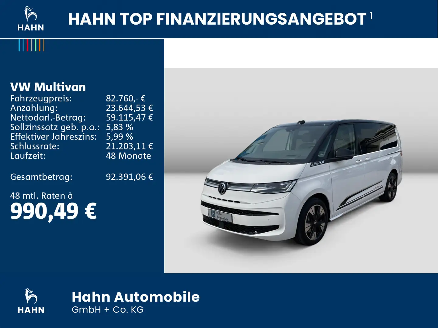 Volkswagen T7 Multivan T7 Multivan EDITION LÜ 1,5l eHybrid 180kW 4MOT D Weiß - 2