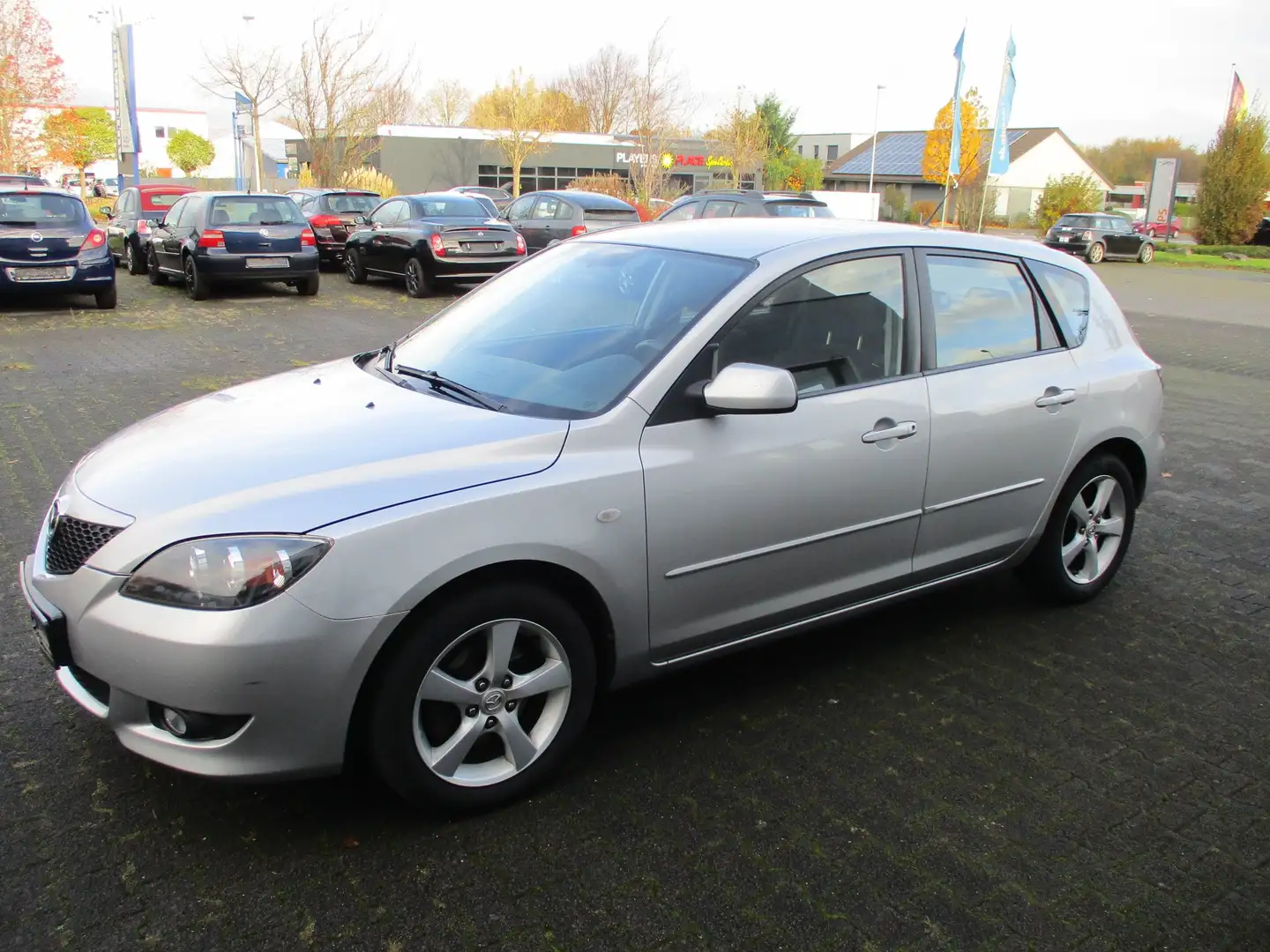 Mazda 3 3 Fließheck 1.6 Klima Alu 1 Hand Tüv 10/2027 Silber - 2