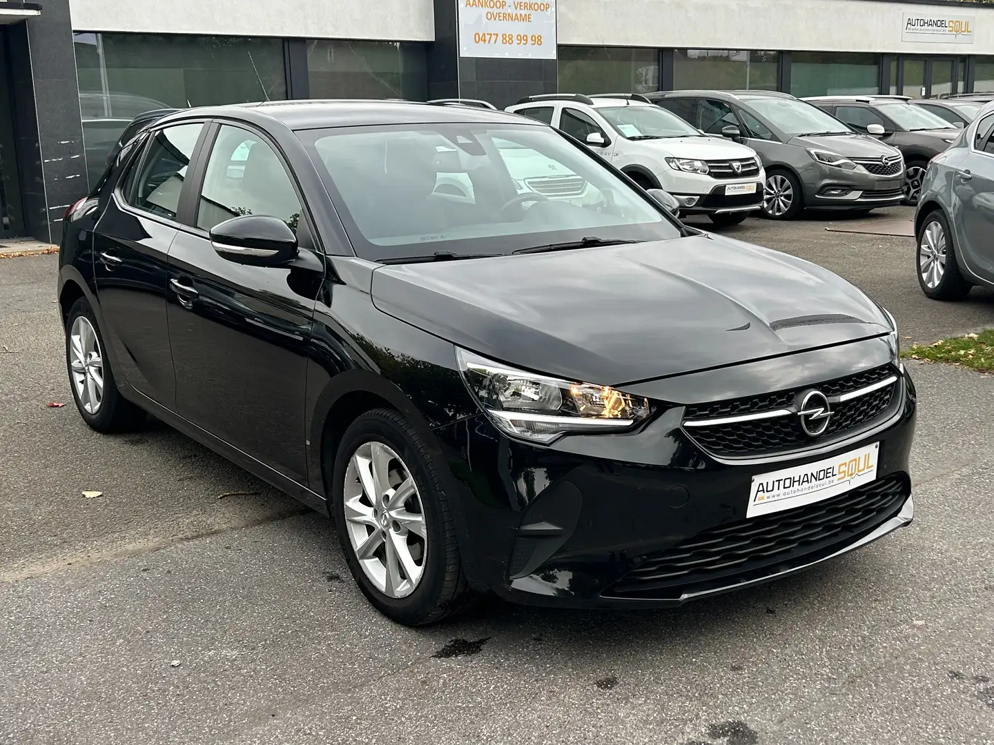 Opel Corsa 1.2i, 2020, 54.620km, GPS, PDC, AC, 12m Garantie Noir - 2