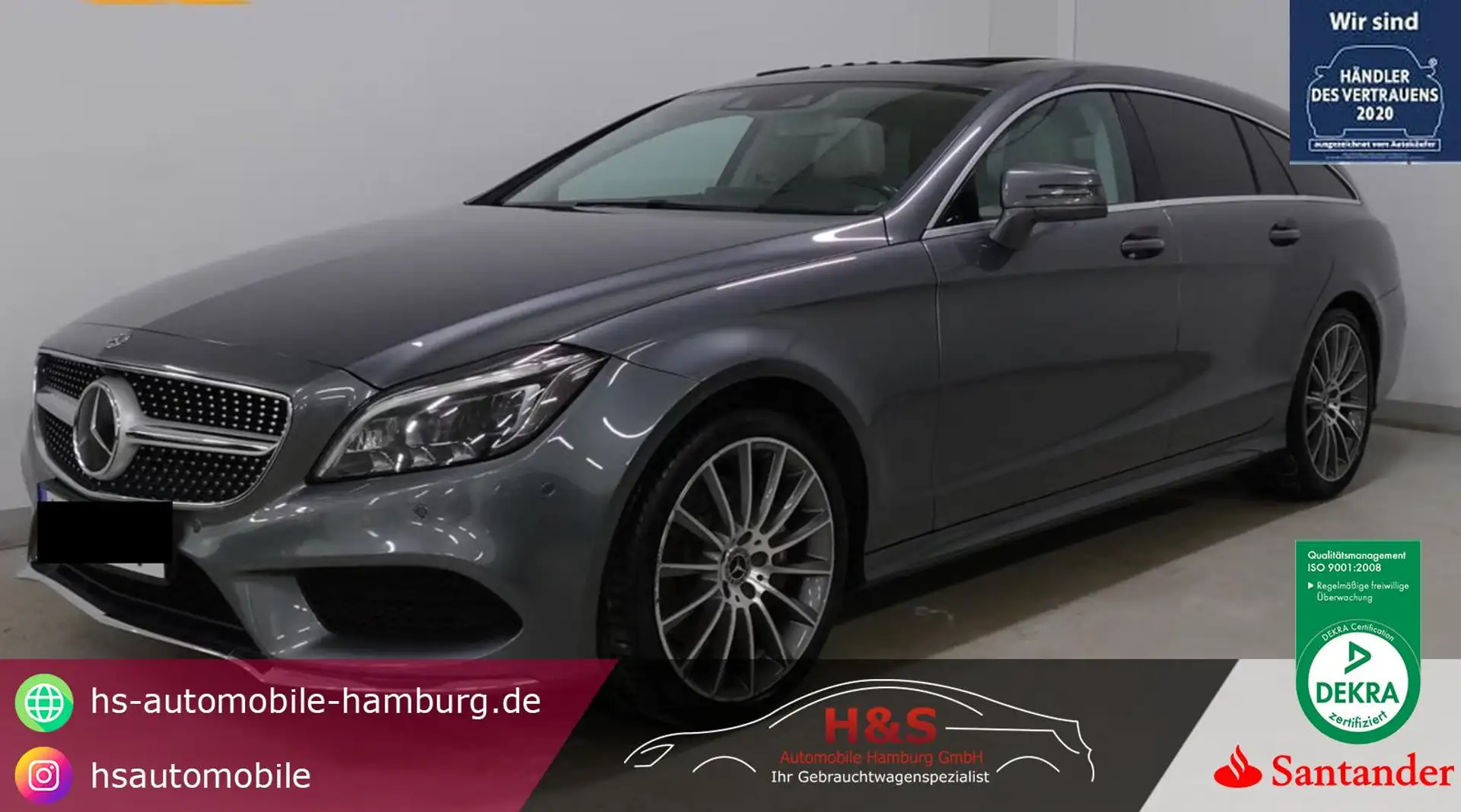 Mercedes-Benz CLS 350 BlueTec / d 4Matic AMG-LINE Gris - 1