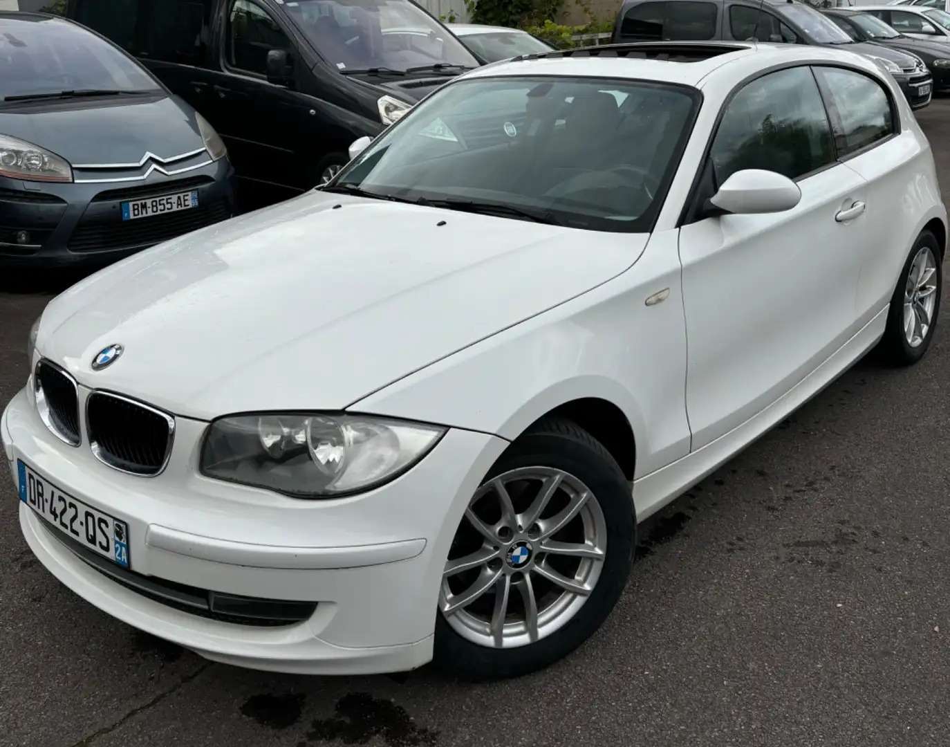 BMW 118 118 D Blanc - 2