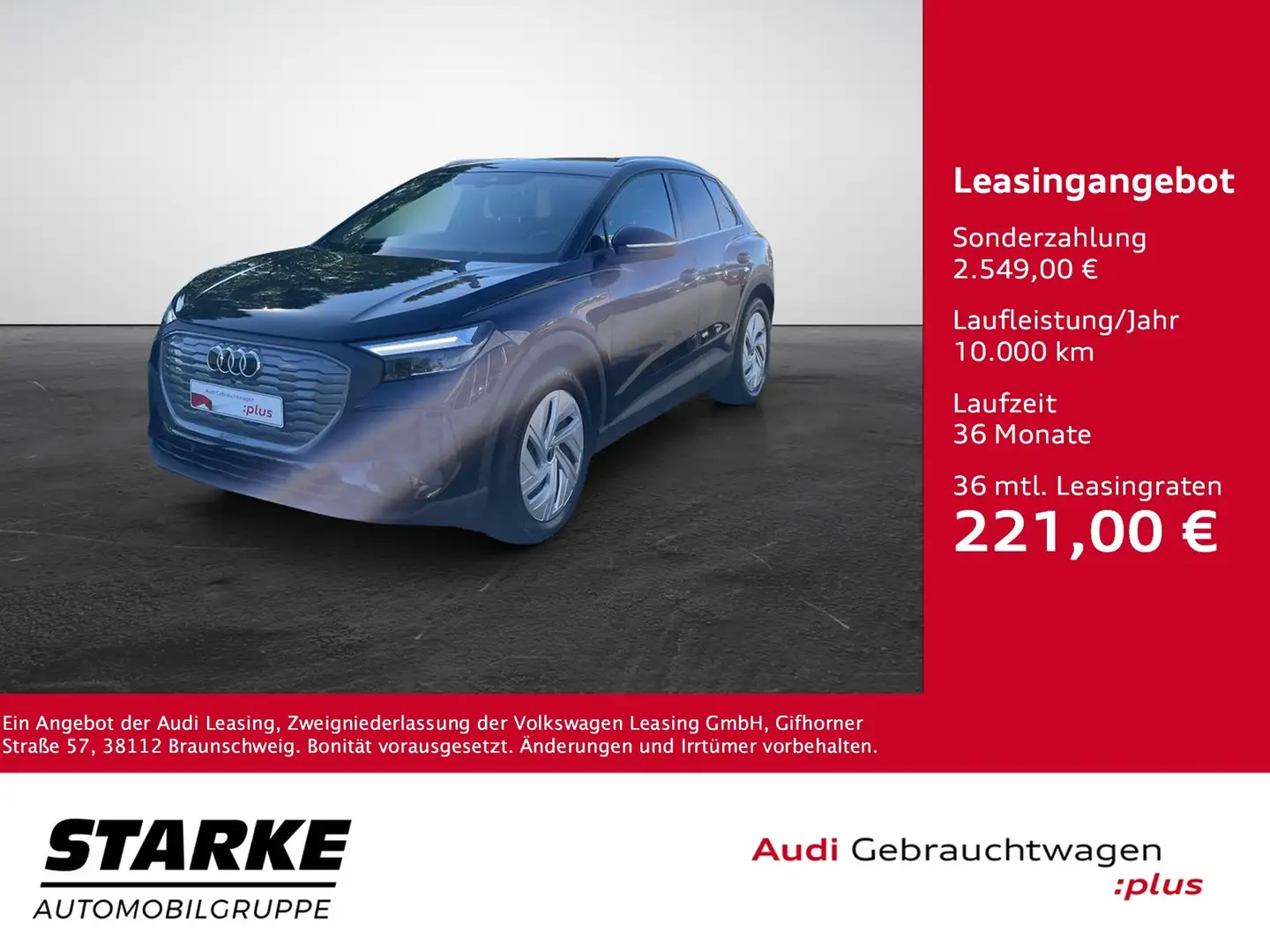 Audi Q4 e-tron 35 Schwarz - 1