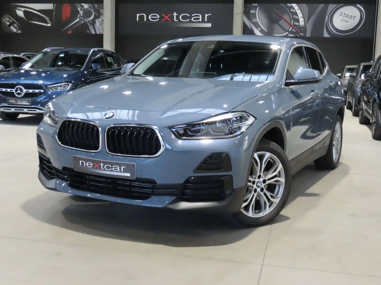 BMW X2 18d 150 sDrive XLine LED-CUIRSPORT-NAVIPRO-HUD-18\u0027 Gris - 1
