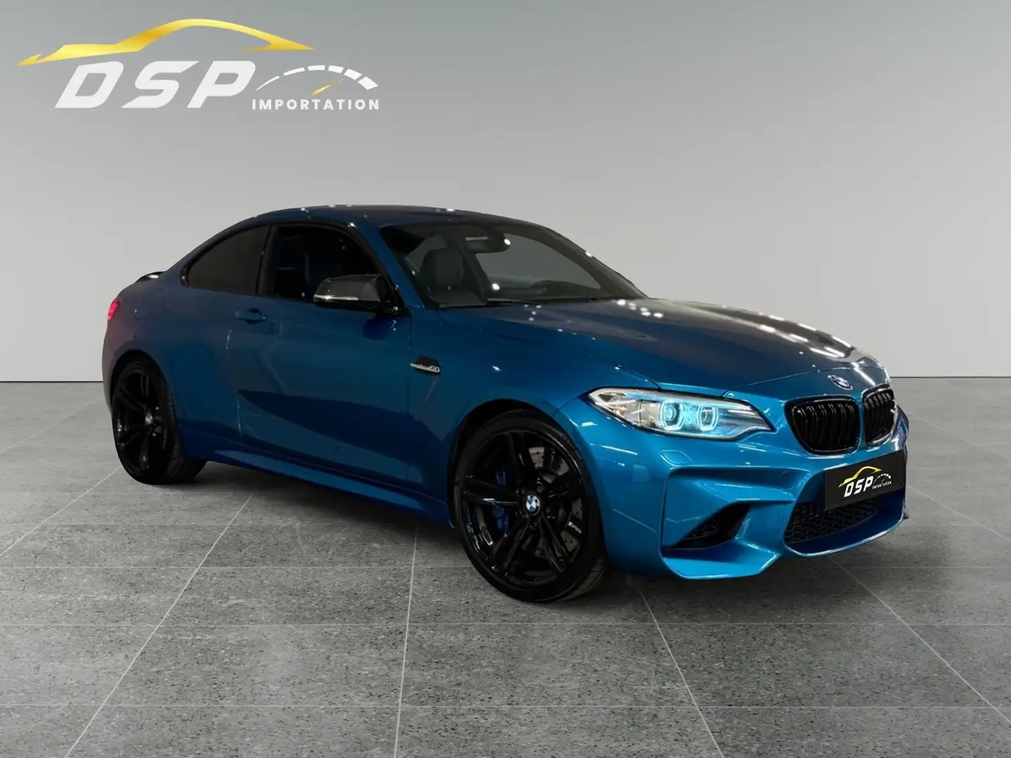 BMW M2 M2 Coupe 370 ch M DKG 7 Blau - 2