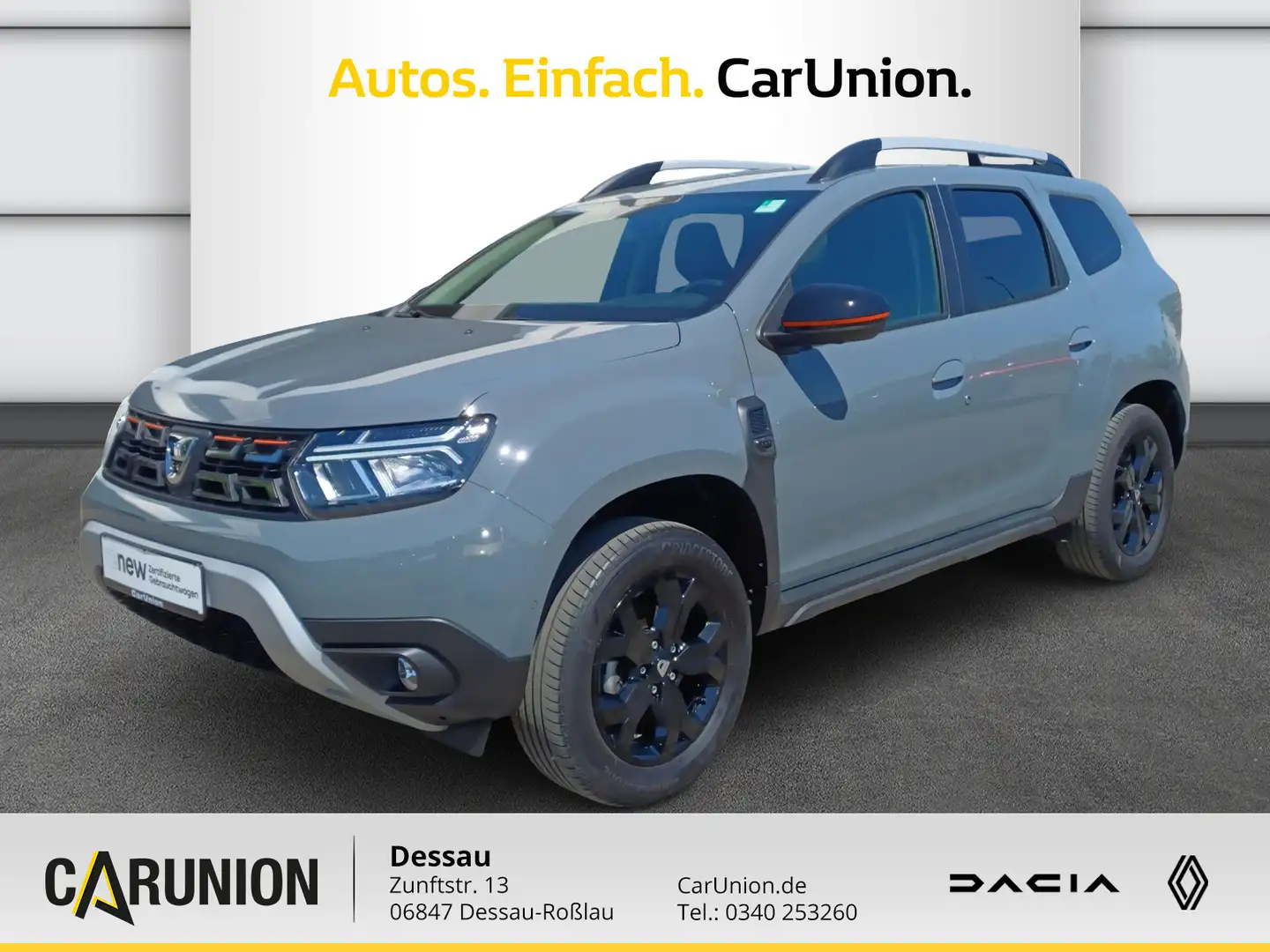 Dacia Duster Extreme TCe 100 ECO-G 2WD NAVI/KAMERA Grau - 1