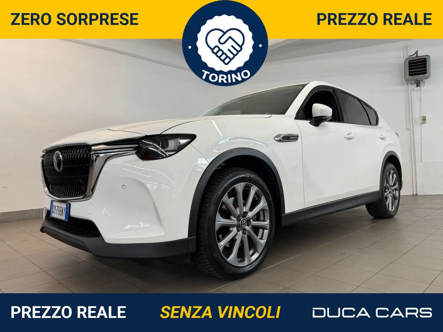 Mazda CX-60 2.5L e-Skyactiv Phev AWD Exclusive Line Blanc - 1