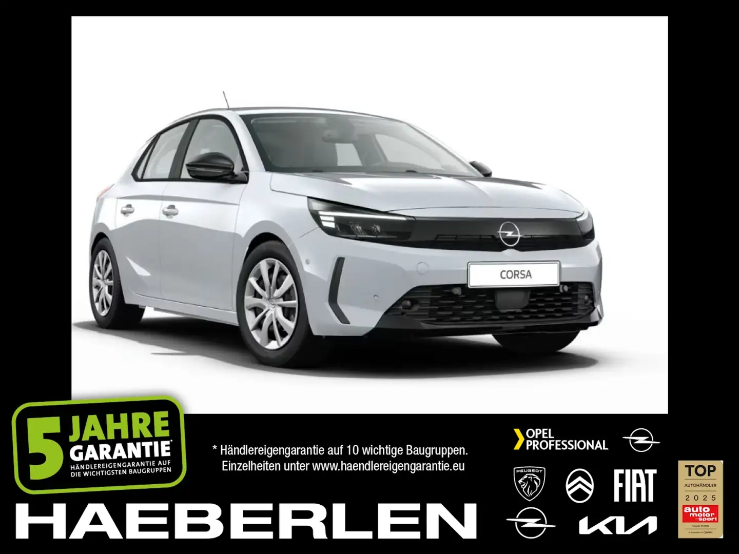 Opel Corsa F 1.2 Turbo Edition *FZG auch in anderen Farben ve Weiß - 1