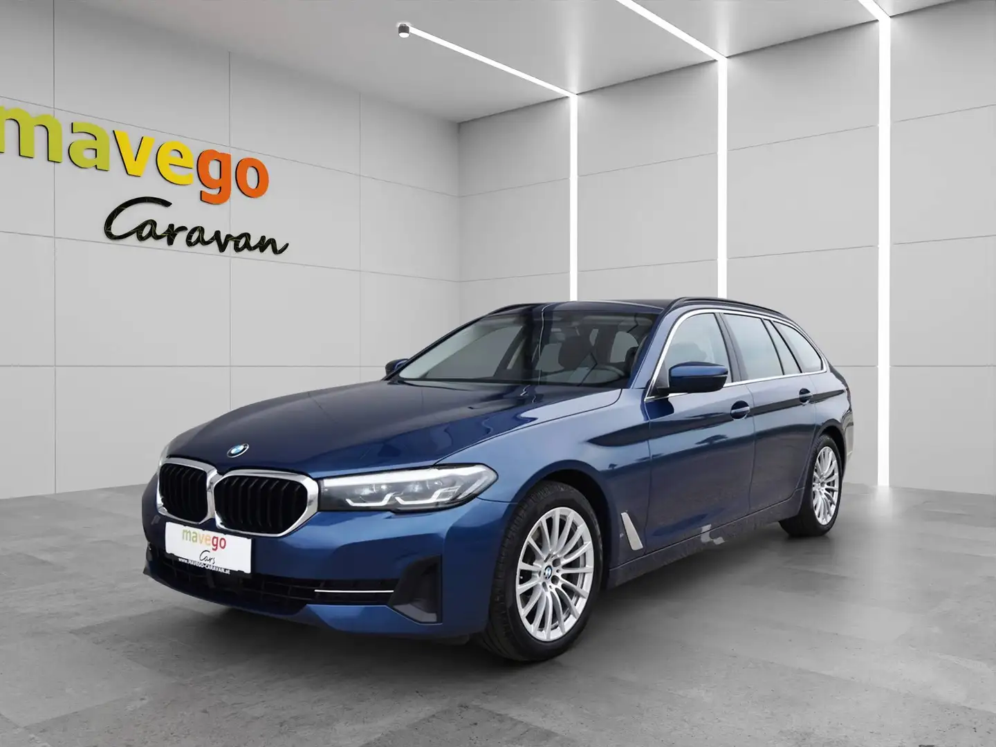 BMW 520 d 48 V Touring Aut. *LEDER*ACC*LED*ERSTBESITZ* Blau - 1