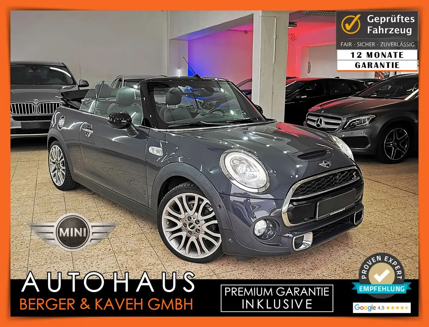 MINI Cooper S COOPER S Cabrio | NAVI | LED +[12M.GARANTIE]  Grau - 1