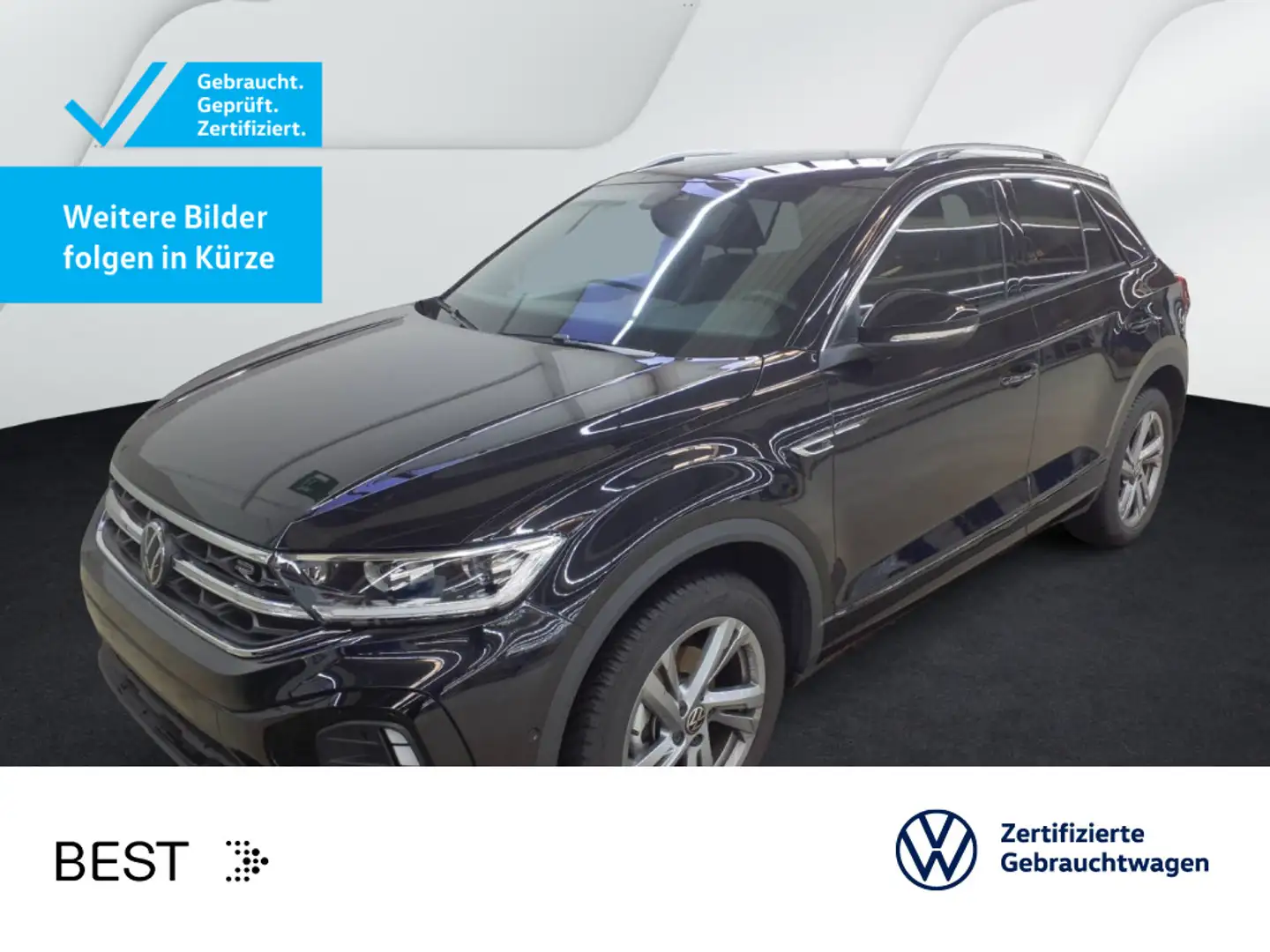 Volkswagen T-Roc T-ROC 1.5 TSI DSG R-LINE*AHK*KAMERA*NAVI*LED*SHZ Schwarz - 1