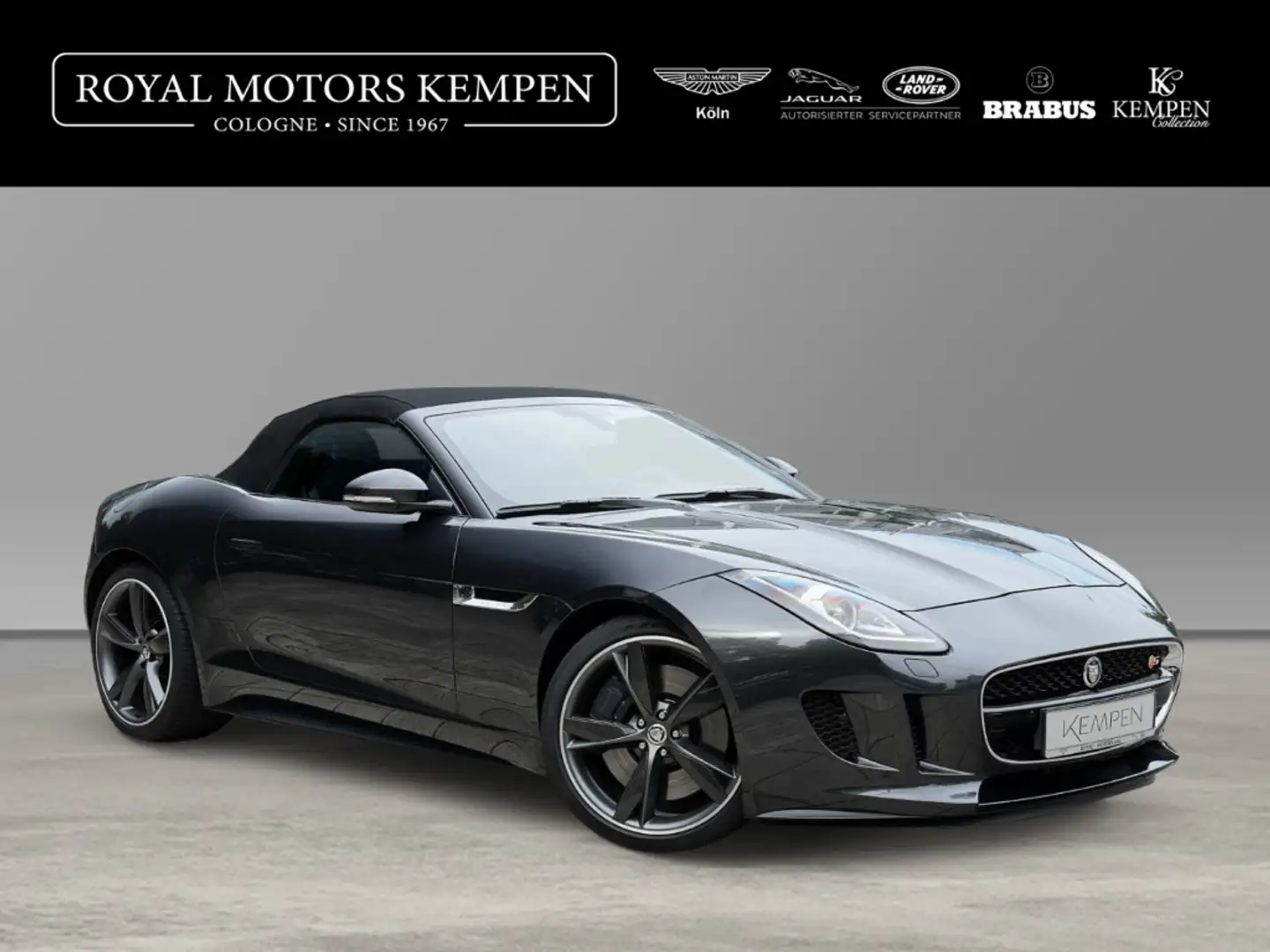 Jaguar F-Type Cabriolet V8 S 5,0 Supercharged Gris - 2