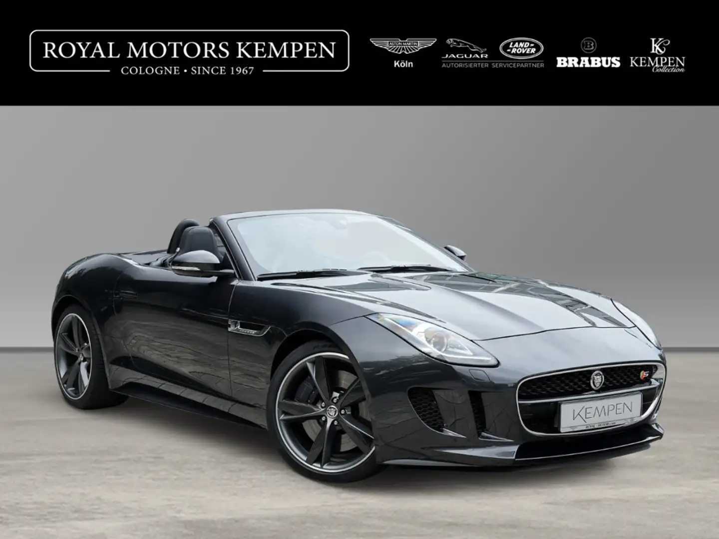 Jaguar F-Type Cabriolet V8 S 5,0 Supercharged Gris - 1