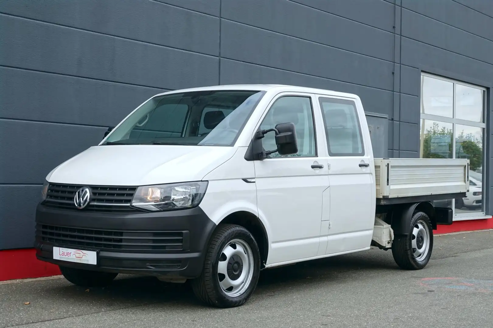 Volkswagen T6 2.0 TDI Pritsche lang DoKa Klima Blanc - 1