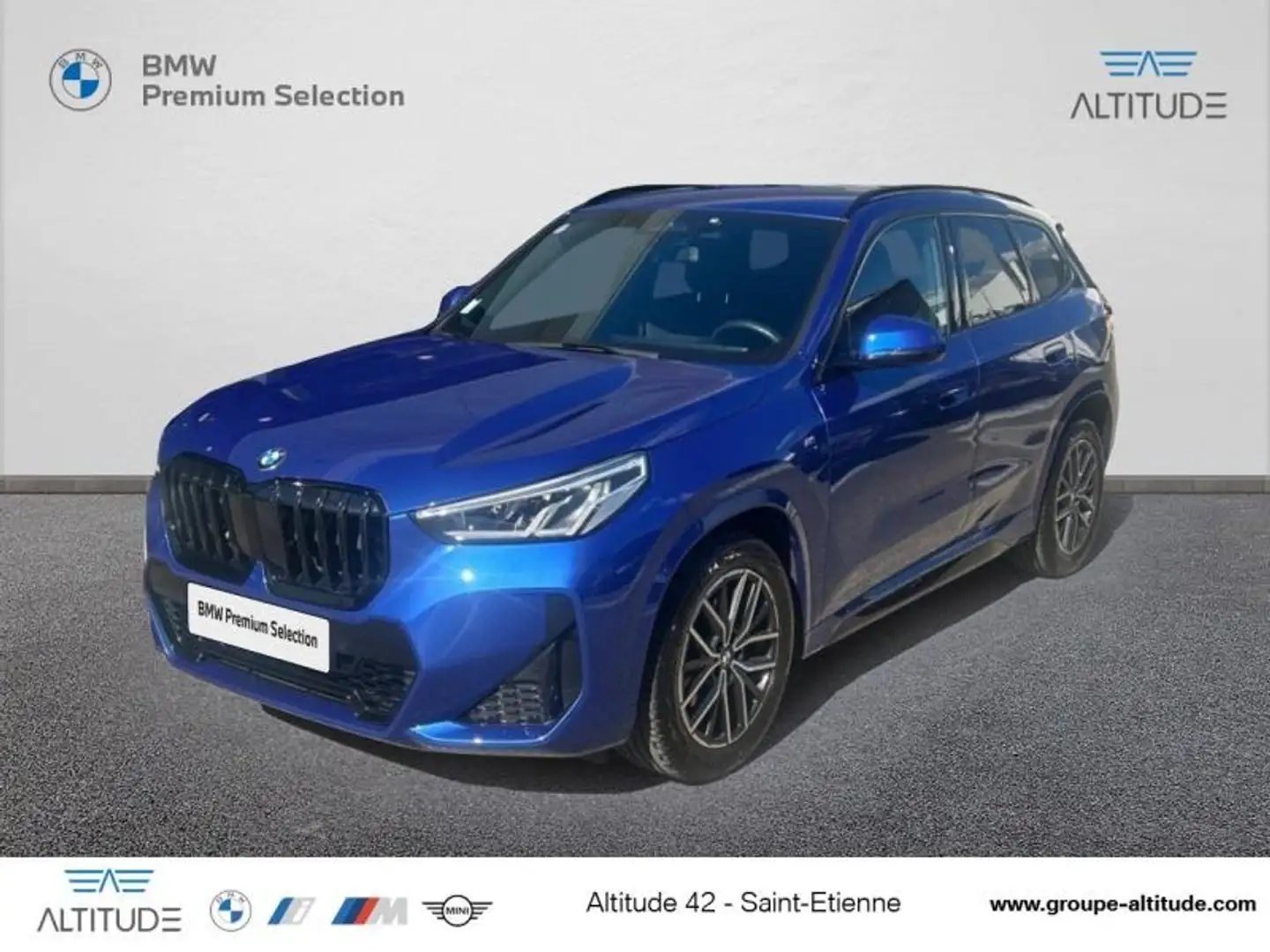 BMW X1 sDrive18i 136ch M Sport Bleu - 1