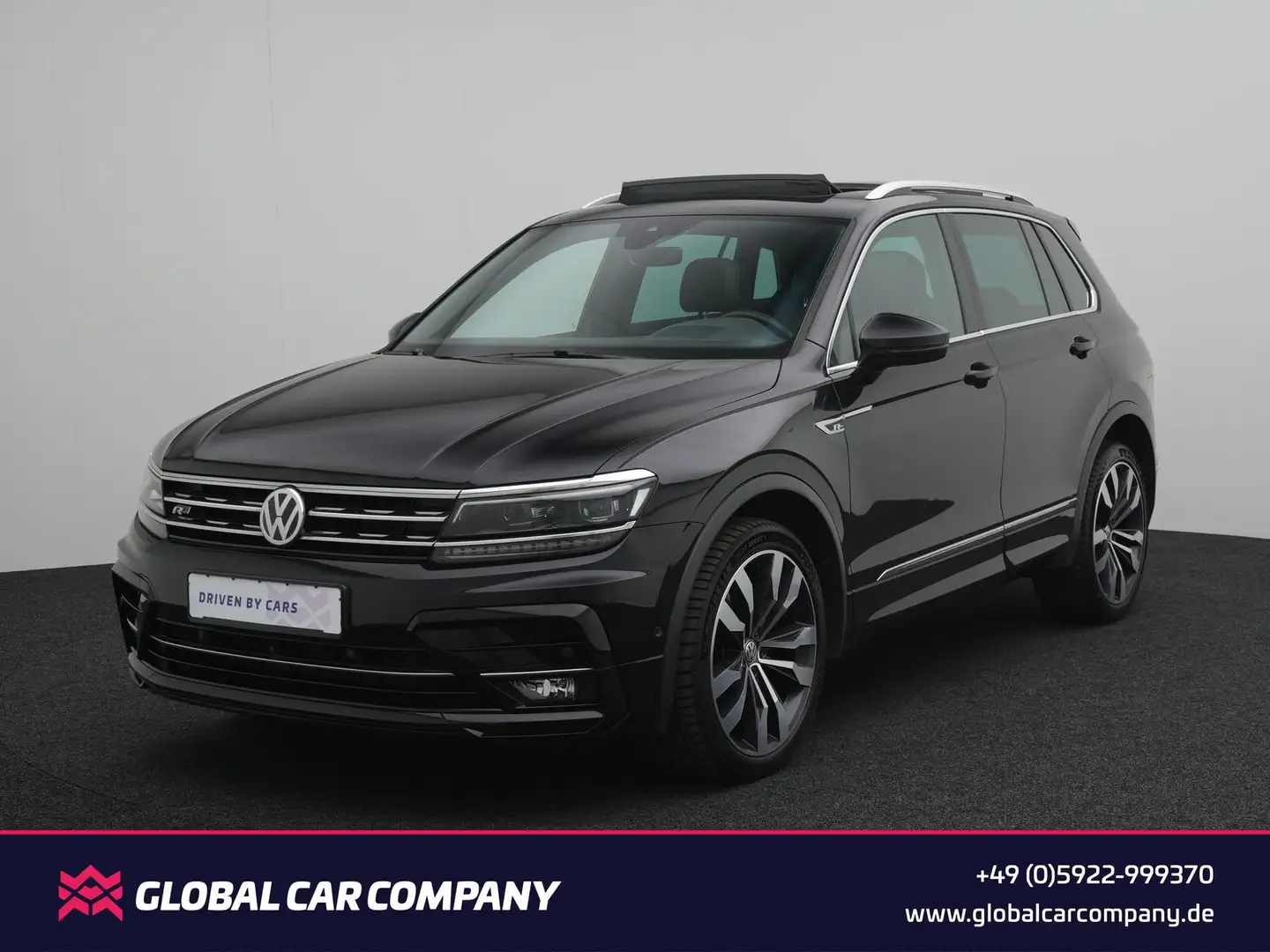 Volkswagen Tiguan R-Line 4Motion,LED,HUD,PANO,MEMO,360°,AHK Noir - 1