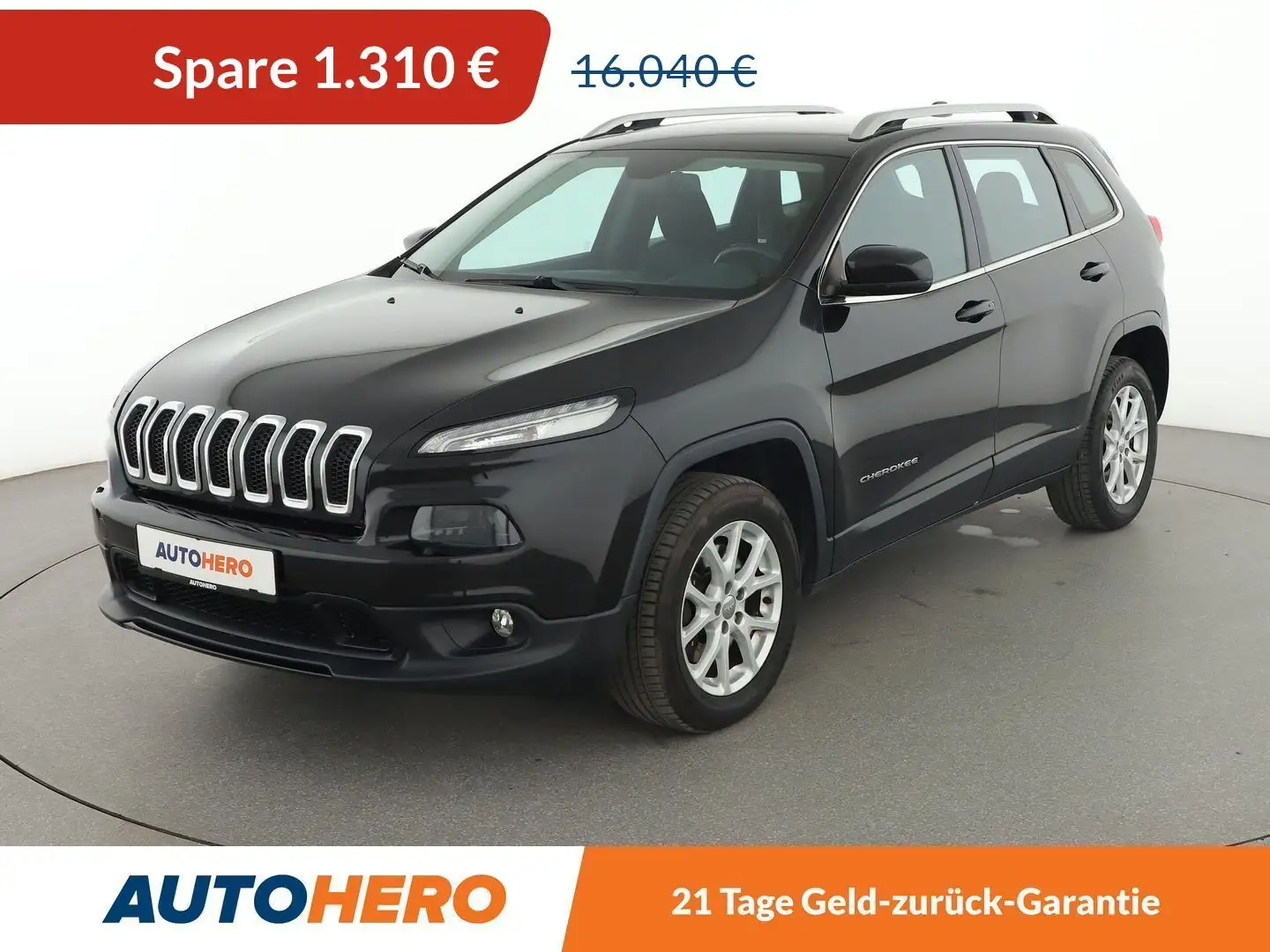 Jeep Cherokee 2.0 M-Jet Longitude 4WD Aut.*NAVI*TEMPO*PDC*SHZ* Schwarz - 1