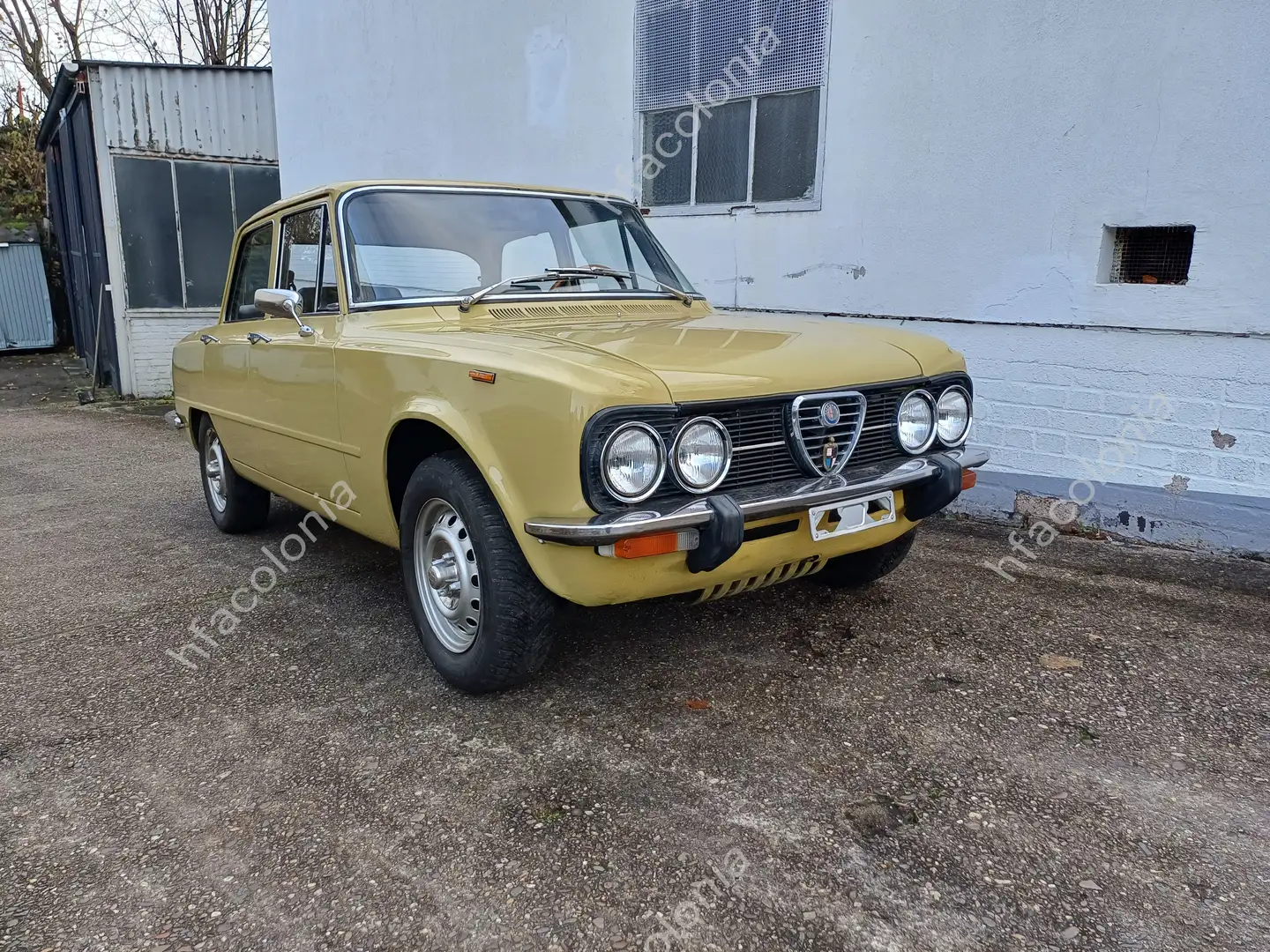 Alfa Romeo Giulia Nuova Super 1300 Getriebe gerade überholt uvm. Geel - 2