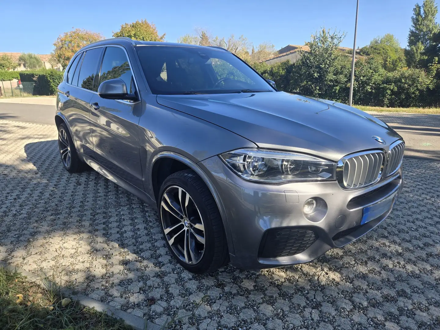BMW X5 xDrive40d 313 ch - pack M - 7 places Gris - 1