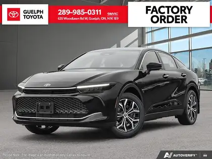 Black 2026 Toyota Crown Sedan All-Wheel Drive Automatic