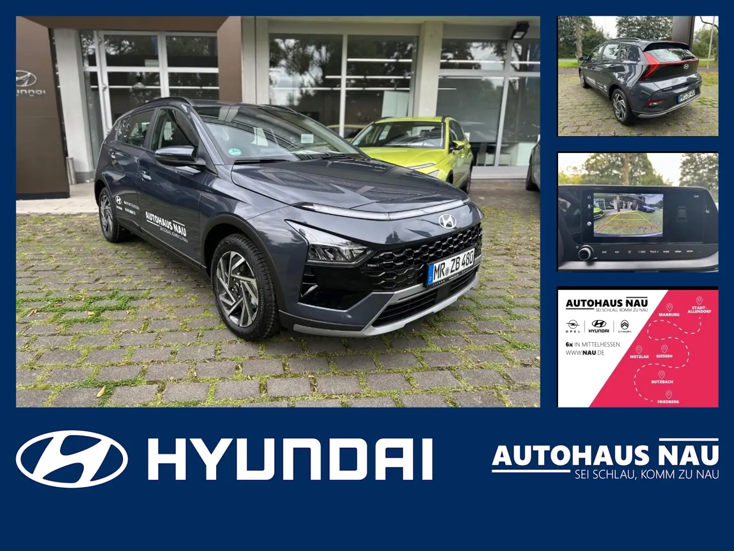 Hyundai BAYON 1.0 Trend, SHZ Inspektionspaket BigDeal Szürke - 1