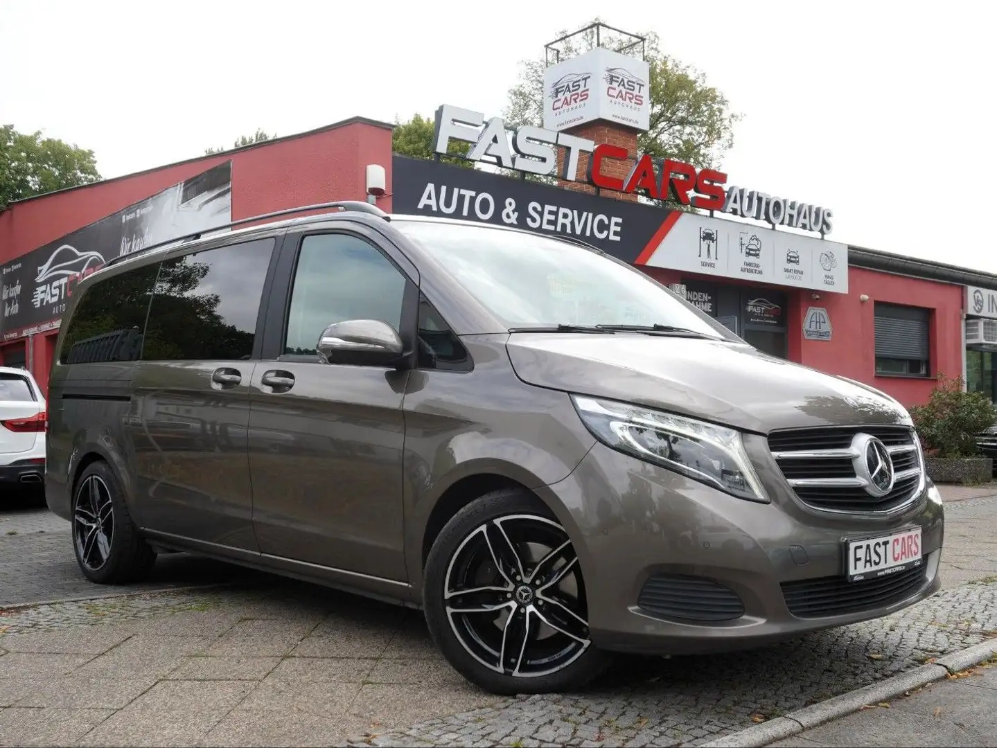 Mercedes-Benz V 220 CDI AVANTGARDE Lang Tisch Standh. AHK Temp Brązowy - 1