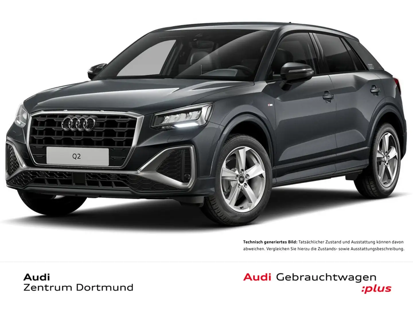 Audi Q2 35 S LINE AHK CAM E-KLAPPE NAVI+ LM17 SITZHZ. Grau - 1