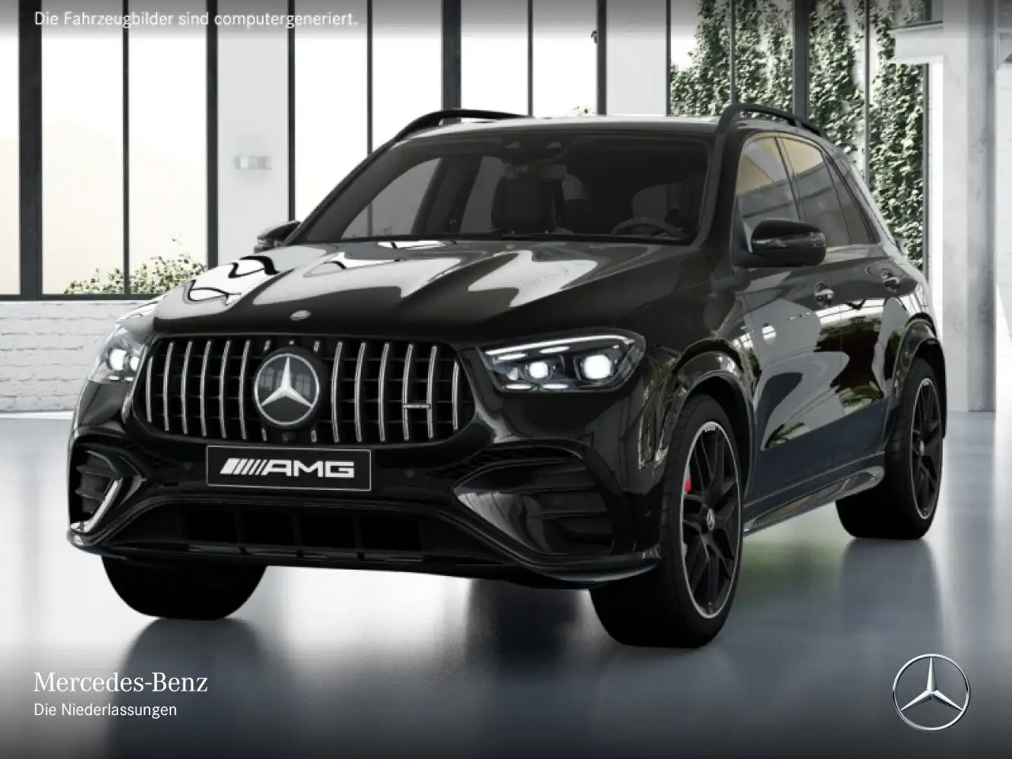 Mercedes-Benz GLE 53 AMG GLE 53 HYBRID 4M NIGHT+PANO+360+AHK+MULTIBEAM+HUD Schwarz - 2