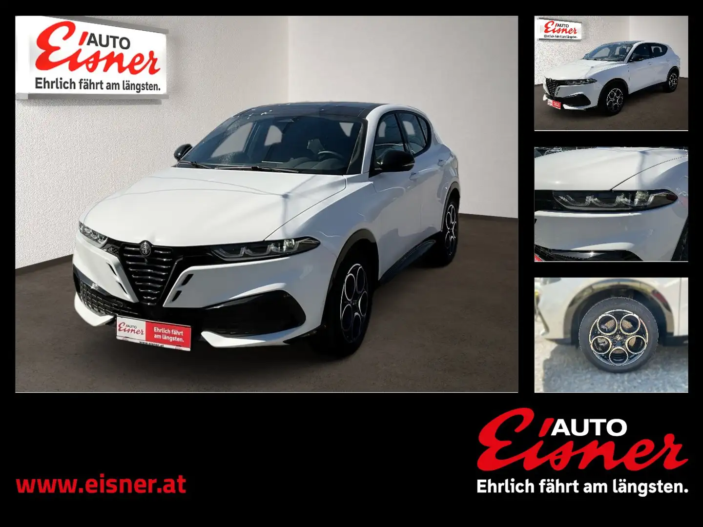 Alfa Romeo Tonale 1.5 Sprint 2xKlima ACC AUT DynLicht Kam. Weiß - 1