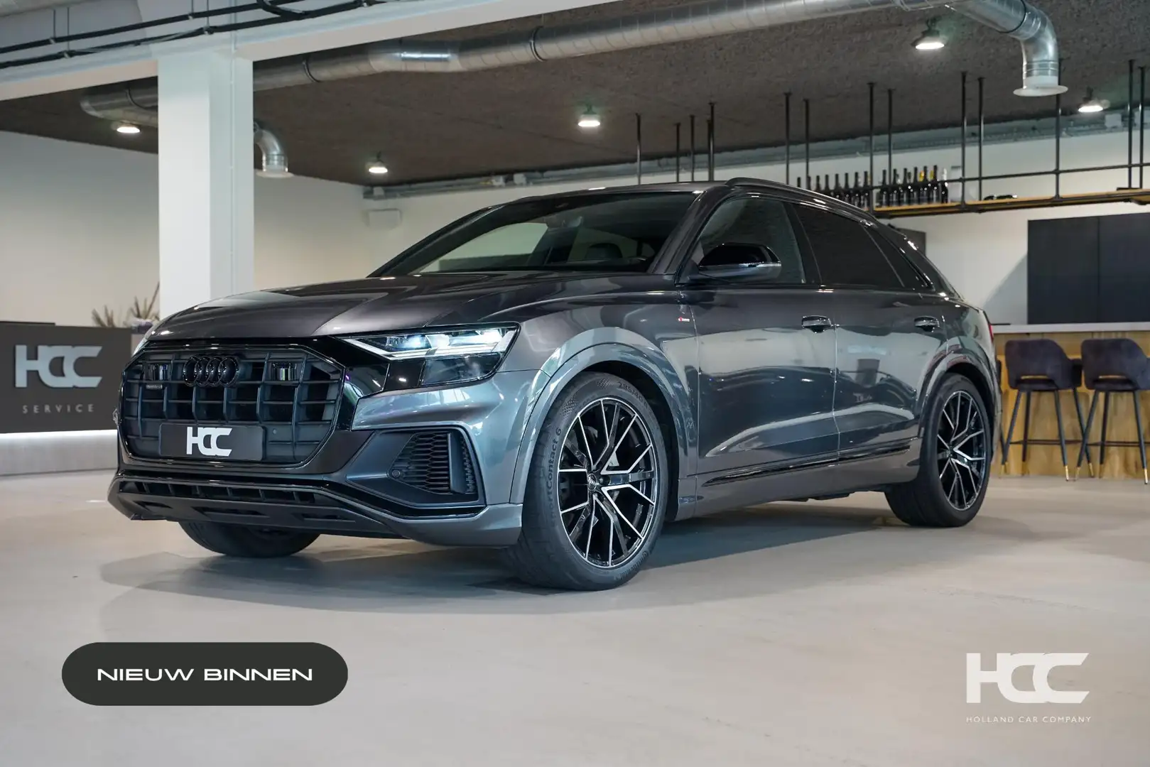 Audi Q8 50 TDI | S-Line | S-Stoelen | Soft Close | Pano Grijs - 1