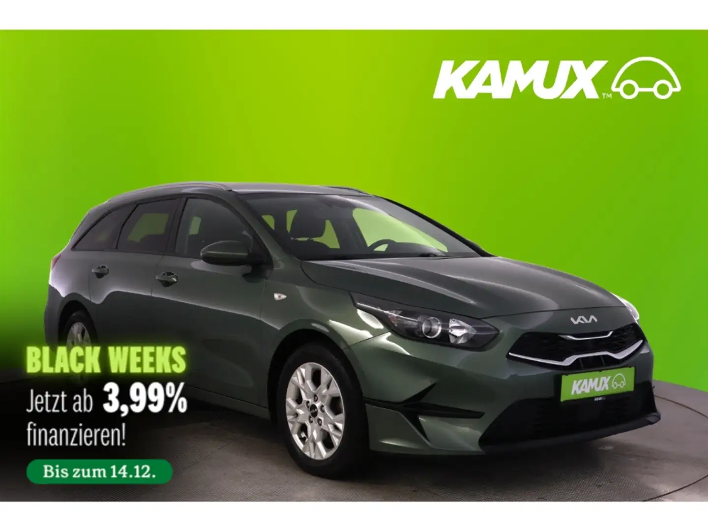 Kia Ceed SW / cee'd SW 1.5T-GDI Vision+CARPLAY+KAMERA+TEMPO Grün - 1