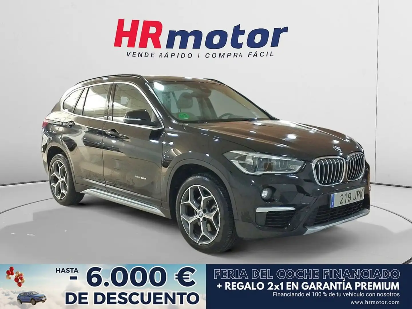 BMW X1 xDrive 18d Negro - 1